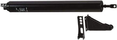 National Mfg. - 11-1/4" Closer Body Length, Storm & Screen Door Closer Manual Damper - Black Finish - Industrial Tool & Supply