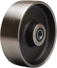 Hamilton - 6 Inch Diameter x 2 Inch Wide, Forged Steel Caster Wheel - 2,500 Lb. Capacity, 2-1/4 Inch Hub Length, 1/2 Inch Axle Diameter, Precision Ball Bearing - Industrial Tool & Supply