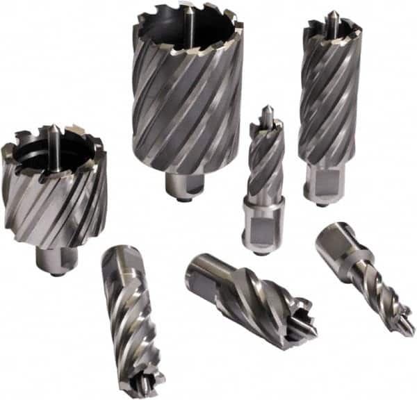 Cleveland Steel Tool - 1-3/4" Diam x 3" Deep High Speed Steel Annular Cutter - Industrial Tool & Supply