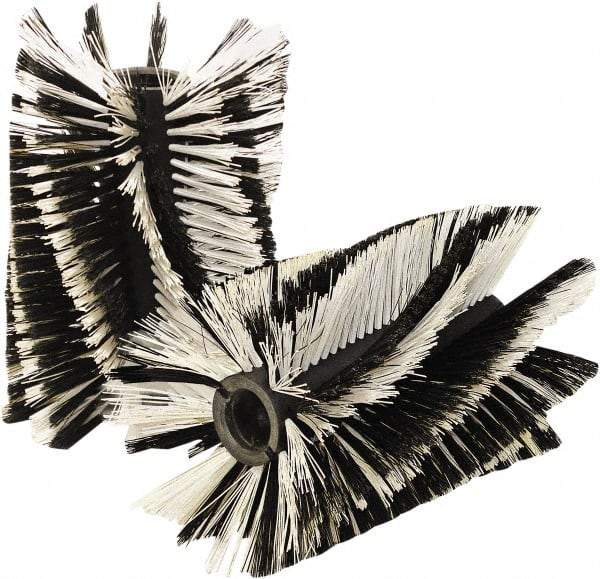 Trynex - 40" Long x 12" Wide Rotary Snow Brush - 12 Single Row Stiff Bristles, For SWB-400 - Industrial Tool & Supply