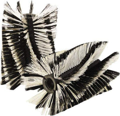 Trynex - 40" Long x 12" Wide Rotary Snow Brush - 12 Single Row Stiff Bristles, For SWB-400 - Industrial Tool & Supply