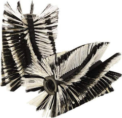 Trynex - 32" Long x 12" Wide Rotary Snow Brush - 12 Single Row Stiff Bristles, For SWB-320 - Industrial Tool & Supply