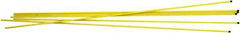 Trynex - 48" High x 1/2" Wide Snow Stake - Fiberglass, 0.33 Lbs, Yellow - Industrial Tool & Supply