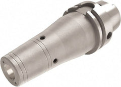 Seco - 6mm Hole Diam, HSK63A Taper Shank Shrink Fit Tool Holder & Adapter - 6.299" Projection, 0.945" Nose Diam, 1.476" Clamping Depth, 45,000 RPM, Through Coolant - Exact Industrial Supply