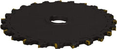 Seco - Arbor Hole Connection, 0.4724" Cutting Width, 4.764" Depth of Cut, 315mm Cutter Diam, 1.9685" Hole Diam, 12 Tooth Indexable Slotting Cutter - 335.18 Toolholder, LNK.. 08.. Insert - Industrial Tool & Supply