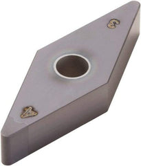 Seco - VNGA331 Grade CBN060K CBN Turning Insert - 35° Diamond, 3/8" Inscr Circle, 3/16" Thick, 1/64" Corner Radius - Industrial Tool & Supply