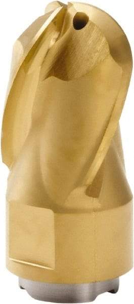 Seco - MP16 E05 Grade F40M Carbide End Milling Tip Insert - TiAlN/TiN Finish, 3 Flutes, 16mm Cutting Diam, 19mm Depth of Cut, 32.6mm Extension, 0.315" Cnr Rad, 30° Helix - Industrial Tool & Supply