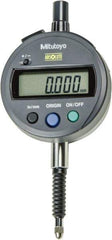 Mitutoyo - 0 to 12.7mm Range, 0.001mm Graduation, Electronic Drop Indicator - Lug Back, Accurate to 0.003mm, Metric System, LCD Display - Industrial Tool & Supply