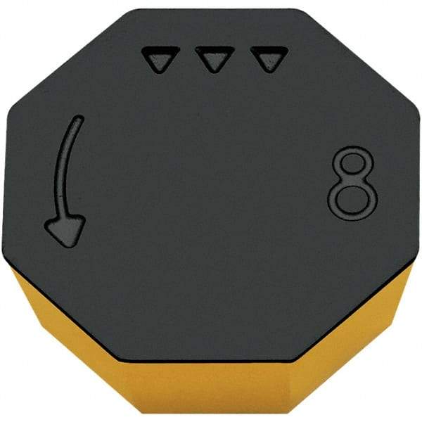 Walter - OPHX0504 A57 Grade WAK15 Carbide Milling Insert - TiCN/Al2O3/TiN Finish, 0.1874" Thick, 1/2" Inscribed Circle - Industrial Tool & Supply