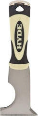 Hyde Tools - 2-1/2" Wide Chisel Edge Blade Stainless Steel 6-In-1 Tool - Stiff, Hammerhead Polypropylene Handle, 8" OAL - Industrial Tool & Supply
