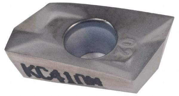 Kennametal - EC1020 LD Grade KC410M Carbide Milling Insert - TiB2 Finish, 0.148" Thick, 2mm Corner Radius - Industrial Tool & Supply