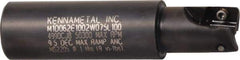 Kennametal - 3/4" Cut Diam, 0.398" Max Depth of Cut, 3/4" Shank Diam, 3.13" OAL, Indexable Square Shoulder End Mill - EC10.., EP10.. Inserts, Weldon Shank, 0° Lead Angle, Through Coolant - Industrial Tool & Supply