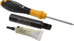 Kennametal - 1/2" Cut Diam, 0.404" Max Depth of Cut, 5/8" Shank Diam, 3-1/2" OAL, Indexable Square Shoulder End Mill - EC10.., EP10.. Inserts, Cylindrical Shank, 0° Lead Angle, Through Coolant - Industrial Tool & Supply
