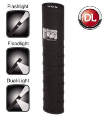 Bayco - LED Bulb, 60 Lumens, Industrial/Tactical Flashlight - Black Plastic Body, 2 AAA Batteries Included - Industrial Tool & Supply