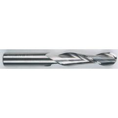 1/8" Dia. - 2-1/4" OAL - Solid CBD - TiAlN - Ball Nose SE EM - 2 FL - Industrial Tool & Supply