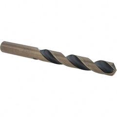 Cle-Force - 7/16" High Speed Steel, 135° Point, Round with Flats Shank Maintenance Drill Bit - Industrial Tool & Supply