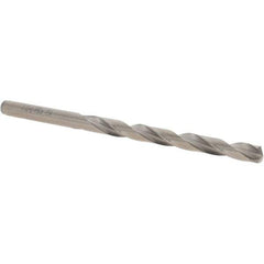 Chicago-Latrobe - #7 135° Cobalt Jobber Drill - Gold Finish Finish, Right Hand Cut, Spiral Flute, Straight Shank, 92.08mm OAL, Split Point - Industrial Tool & Supply