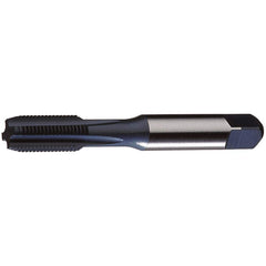 Cleveland - M12x1.75 Modified Bottoming RH 6H D6 Oxide Powdered Metal 4-Flute Straight Flute Machine Tap - Exact Industrial Supply