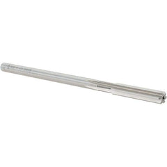 Cleveland - 8mm High Speed Steel 6 Flute Chucking Reamer - Straight Flute, Straight Shank, 38.1mm Flute Length, 152.4mm OAL - Industrial Tool & Supply
