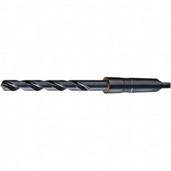 Cle-Force - 1-5/32", 3MT 118° Point High Speed Steel Taper Shank Drill Bit - Industrial Tool & Supply