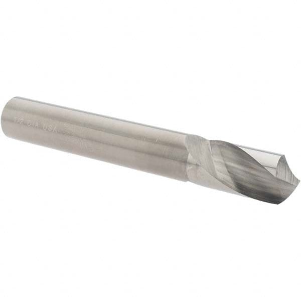 Chicago-Latrobe - 1/2" Body Diam, 120°, 3-3/4" OAL, Solid Carbide Spotting Drill - Industrial Tool & Supply