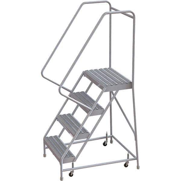 TRI-ARC - Rolling & Wall Mounted Ladders & Platforms Type: Rolling Warehouse Ladder Style: Rolling Safety Ladder - Industrial Tool & Supply