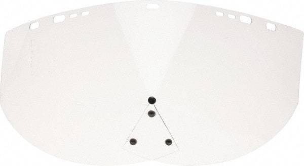 Jackson Safety - Clear Acetate Face Shield - 9" High x 20" Wide x 1.01mm Thick, Compatible with Jackson 170-B Headgear - Industrial Tool & Supply