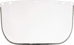 Jackson Safety - Clear Acetate Face Shield - 8" High x 15-1/2" Wide x 1.01mm Thick, Compatible with Jackson 170-B Headgear - Industrial Tool & Supply