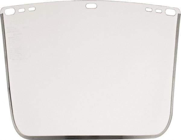 Jackson Safety - Clear Acetate Face Shield - 8" High x 12" Wide x 1.01mm Thick, Compatible with Jackson 170-B Headgear - Industrial Tool & Supply