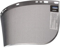 Jackson Safety - Black Steel Mesh Screen - 8" High x 15-1/2" Wide x 0.5mm Thick, Compatible with Jackson 170-B Headgear - Industrial Tool & Supply