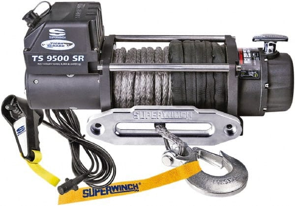 Superwinch - 9,500 Lb Capacity, 80' Cable Length, Automotive Heavy-Duty Recovery Winch - Industrial Tool & Supply