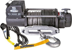 Superwinch - 9,500 Lb Capacity, 80' Cable Length, Automotive Heavy-Duty Recovery Winch - Industrial Tool & Supply