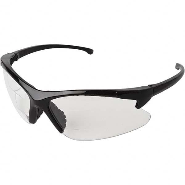 KleenGuard - +2, Clear Lenses, Scratch Resistant, Framed Magnifying Safety Glasses - Industrial Tool & Supply