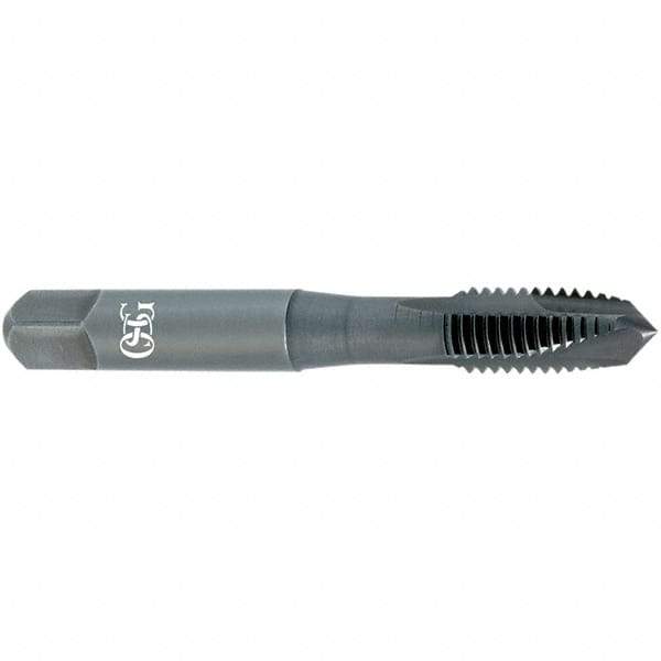 OSG - M4x0.70, D3, 3 Flutes, Plug Chamfer, V Finish, Vanadium High Speed Steel Spiral Point STI Tap - 2-3/8" OAL, 0.22" Shank Diam, 15/16" Thread Length, 0.165" Square Size, 6H Class of Fit, Series 342STI - Exact Industrial Supply
