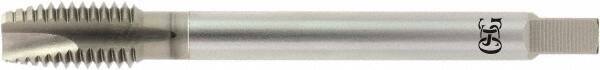 OSG - M8x1.00, 3 Flute, HR Finish, Powdered Metal Spiral Point Tap - Plug Chamfer, Right Hand Thread, 2-15/16" OAL, 1-1/4" Thread Length, 0.381" Shank Diam, 6H Class of Fit, Series 338NI - Exact Industrial Supply