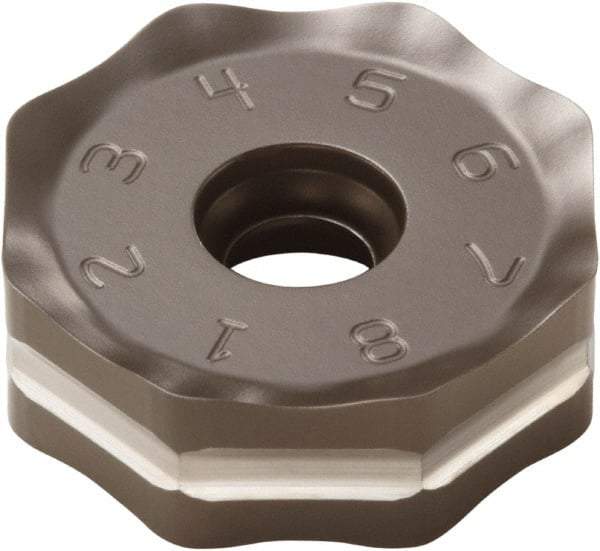 Seco - ONMU090520 M13 Grade MP2500 Carbide Milling Insert - TiCN/Al2O3 Finish, 0.228" Thick, 0.866" Inscribed Circle - Industrial Tool & Supply