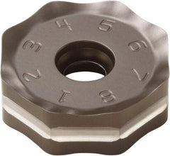 Seco - ONMU090520 M13 Grade MP2500 Carbide Milling Insert - TiCN/Al2O3 Finish, 0.228" Thick, 0.866" Inscribed Circle - Industrial Tool & Supply