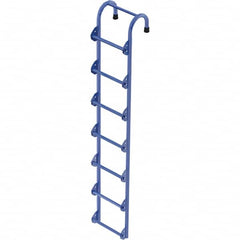 Vestil - 84" High 300 Lb Capacity 7 Step Ladder - Industrial Tool & Supply