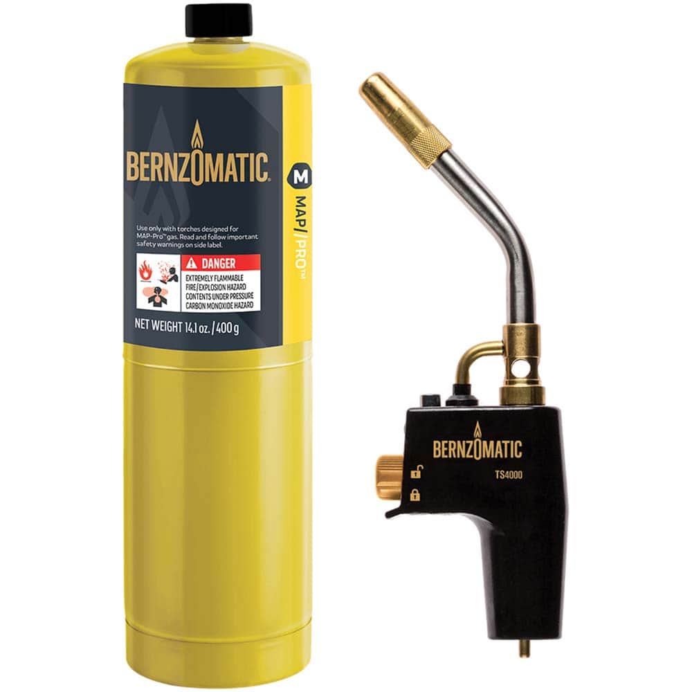 Bernzomatic - Propane & MAPP Torch Kits Type: Instant On/Off Torch Kit Fuel Type: Propylene M-P-P - Industrial Tool & Supply