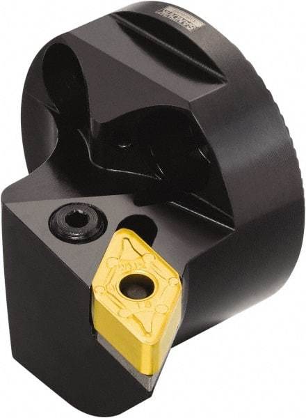 Sandvik Coromant - Right Hand Cut, Size 50, DNMG 442 Insert Compatiblity, Modular Turning & Profiling Cutting Unit Head - 35mm Ctr to Cutting Edge, 40mm Head Length, Through Coolant, Series T-Max P - Industrial Tool & Supply