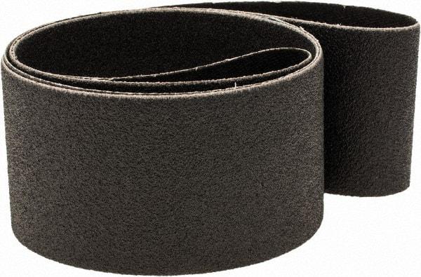 Made in USA - 2" Wide x 42" OAL, 80 Grit, Silicon Carbide Abrasive Belt - Silicon Carbide, Medium, Coated, X/Y Weighted Cloth Backing, Wet/Dry - Industrial Tool & Supply