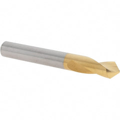 Melin Tool - 3/8" Body Diam, 90°, 3" OAL, Solid Carbide Spotting Drill - Industrial Tool & Supply