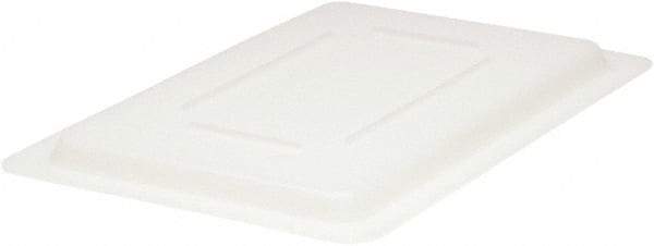 Rubbermaid - 18" Long x 12" Wide, Rectangular Polyethylene Lid - Snap-On, Use with FG350400, FG350700, FG350900 - Industrial Tool & Supply