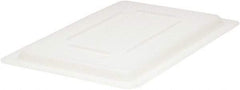 Rubbermaid - 18" Long x 12" Wide, Rectangular Polyethylene Lid - Snap-On, Use with FG350400, FG350700, FG350900 - Industrial Tool & Supply