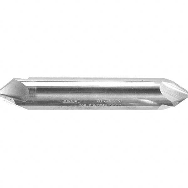 Melin Tool - 3/16" Head Diam, 3/16" Shank Diam, 4 Flute 60° Solid Carbide Countersink - Industrial Tool & Supply
