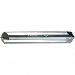 Melin Tool - 3/4" Head Diam, 3/4" Shank Diam, 4 Flute 100° Solid Carbide Countersink - Industrial Tool & Supply
