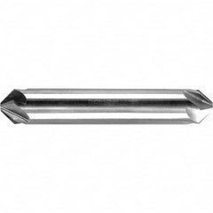 Melin Tool - 1/2" Head Diam, 1/2" Shank Diam, 6 Flute 100° High Speed Steel Countersink - Industrial Tool & Supply