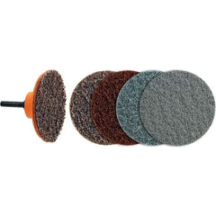 WALTER Surface Technologies - 3" Disc Diam, Aluminum Oxide Quick Change Disc - Type R Attaching System, Nonwoven, Super Fine Grade, 28,000 RPM, 04-G\xB6Twist Blendex Series - Industrial Tool & Supply