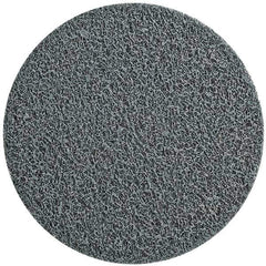 WALTER Surface Technologies - 3" Fine Grade Silicon Carbide Deburring Disc - Quick Change Connection, Gray, 15,100 Max RPM - Industrial Tool & Supply