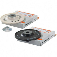 WALTER Surface Technologies - 7" Diam Disc Backing Turbo Backing Pad - Soft Density, 8,600 RPM - Industrial Tool & Supply
